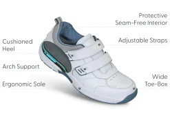OrthoFeet Sneakers<Alamo - White