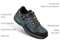 OrthoFeet Sneakers|Hiking Boots<Avalon Waterproof - Gray
