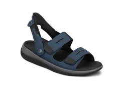 OrthoFeet Sandals|Hands-Free Shoes<Calypso Hands-Free - Blue/Black