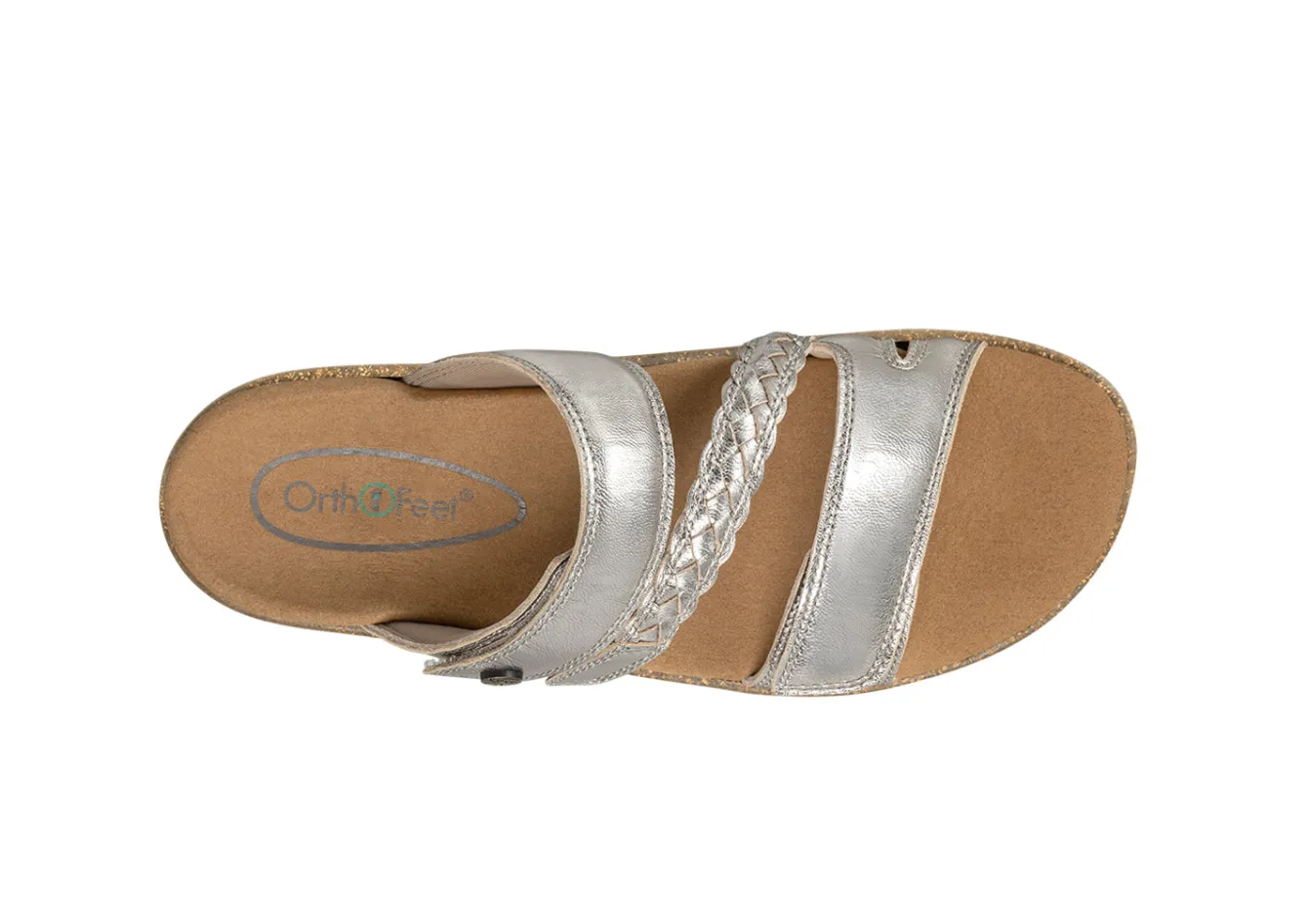 OrthoFeet Sandals|Dress Shoes<Carrie - Platinum