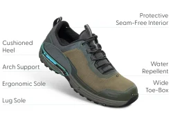 OrthoFeet Sneakers|Hiking Boots<Cascade - Olive