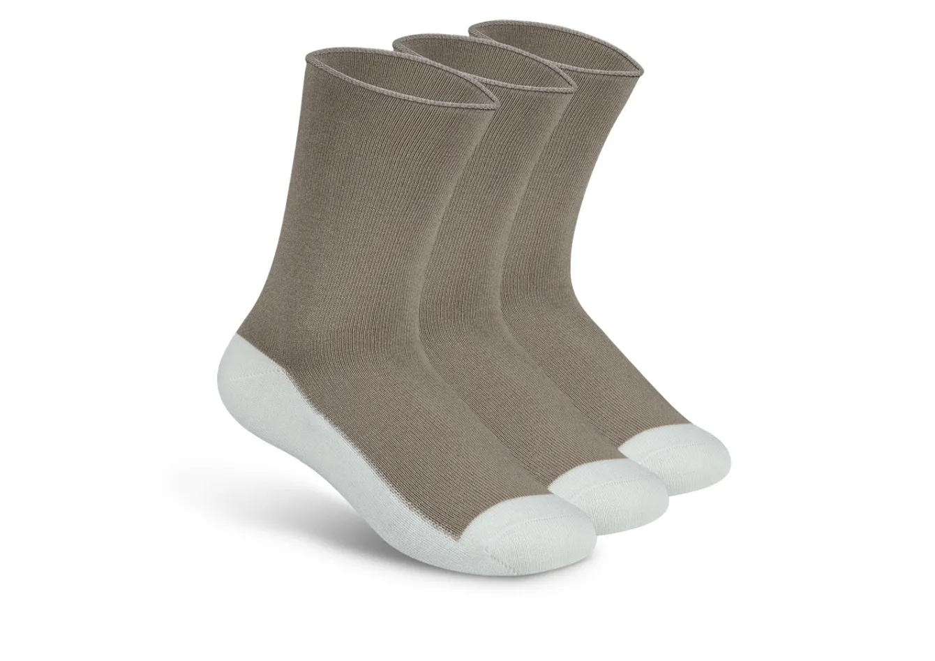 OrthoFeet Diabetic Socks<Casual/Dress Diabetic Socks - Brown