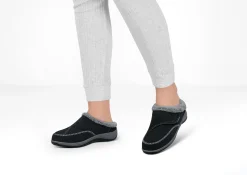OrthoFeet Slippers|Clogs & Mules<Charlotte - Black