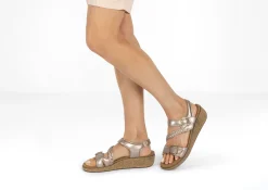OrthoFeet Sandals|Casual Shoes<Chloe - Platinum
