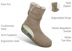 OrthoFeet Boots<Claire - Taupe