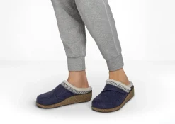 OrthoFeet Slippers|Clogs & Mules<Clara - Navy