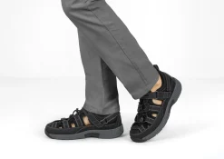 OrthoFeet Sandals<Clearwater - Black