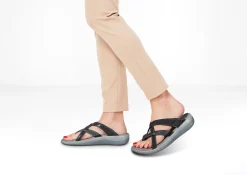 OrthoFeet Sandals<Clio - Black