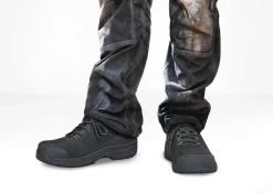 OrthoFeet Work Boots & Shoes<Cobalt Work Shoes - Black