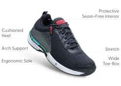 OrthoFeet Sneakers<Edgewater - Black