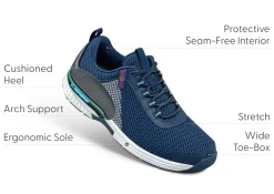 OrthoFeet Sneakers<Edgewater - Blue