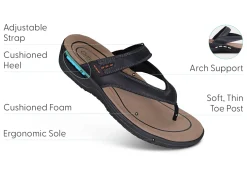 OrthoFeet Sandals<Eldorado - Black