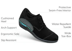 OrthoFeet Dress Shoes<Eleanor - Black