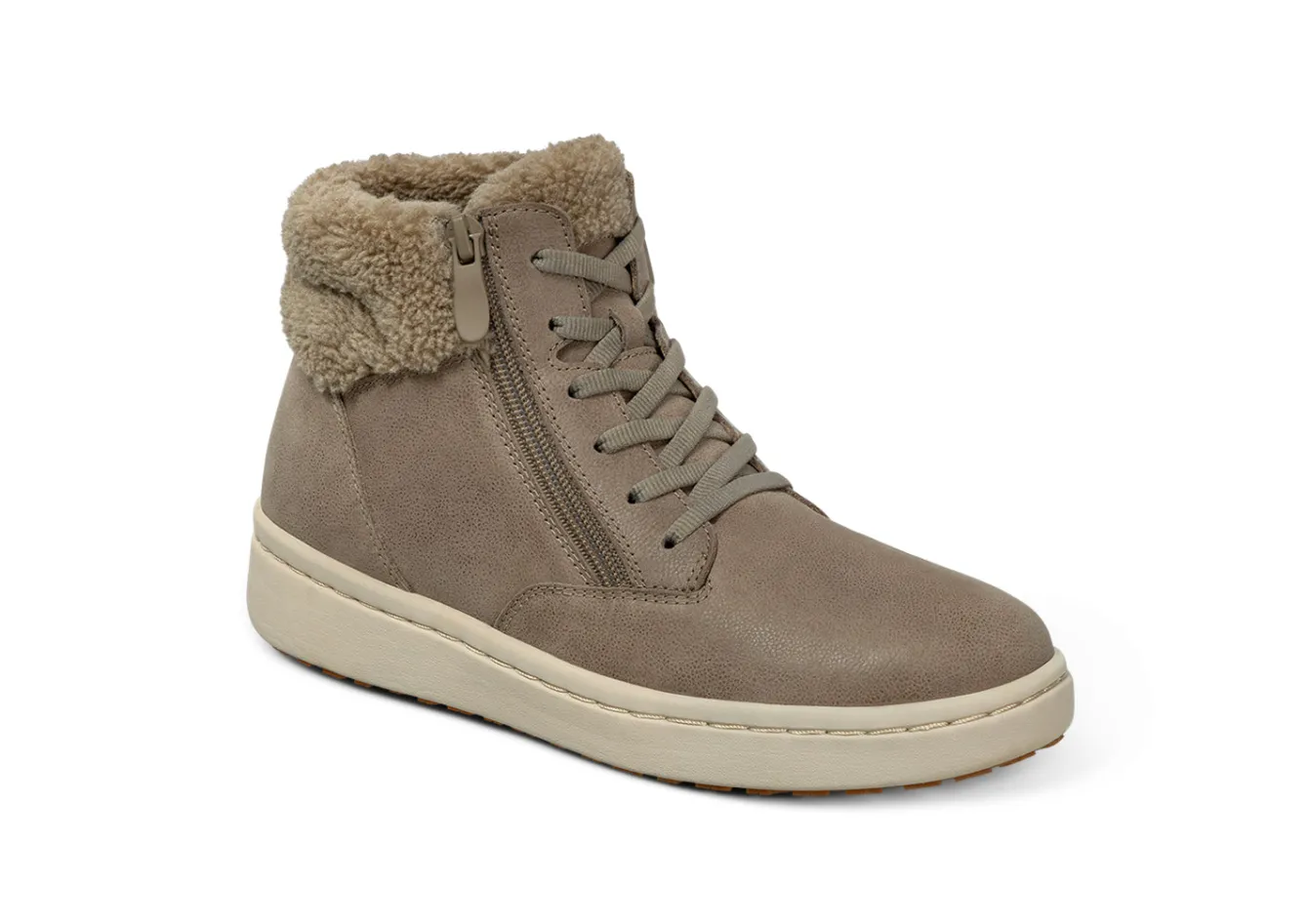 OrthoFeet Boots|Casual Shoes<Elin - Taupe