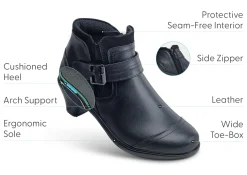OrthoFeet Boots|Casual Shoes<Emma - Black
