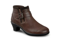 OrthoFeet Boots|Casual Shoes<Emma - Brown