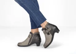OrthoFeet Boots|Casual Shoes<Emma - Taupe