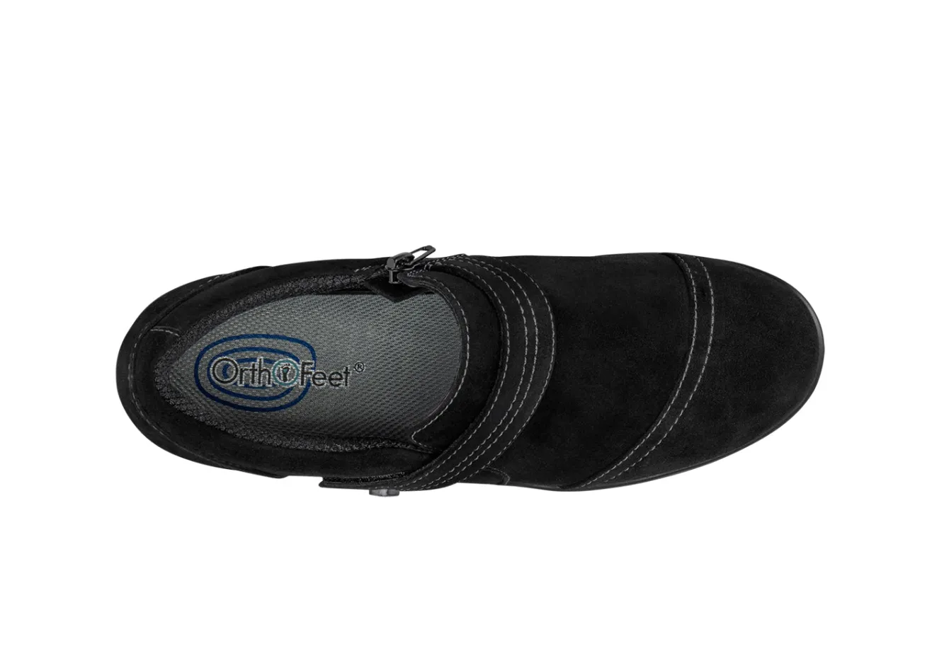 OrthoFeet Dress Shoes<Eva - Black