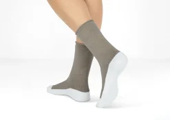 OrthoFeet Diabetic Socks<Extra Roomy Diabetic Socks (Thick) - Brown