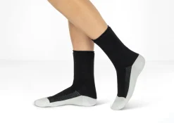 OrthoFeet Diabetic Socks<Extra Roomy Diabetic Socks (Thick) - Black