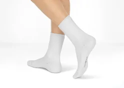 OrthoFeet Diabetic Socks<Extra Roomy Diabetic Socks (Thick) - White