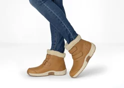 OrthoFeet Boots<Florence Waterproof - Camel