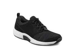 OrthoFeet Sneakers<Francis No-Tie - Black
