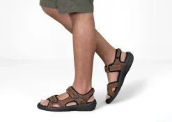 OrthoFeet Sandals<Gemini - Brown