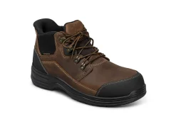 OrthoFeet Boots|Work Boots & Shoes<Graphite Hands-Free Work Boots - Brown