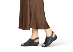 OrthoFeet Sandals|Dress Shoes<Hazel - Black