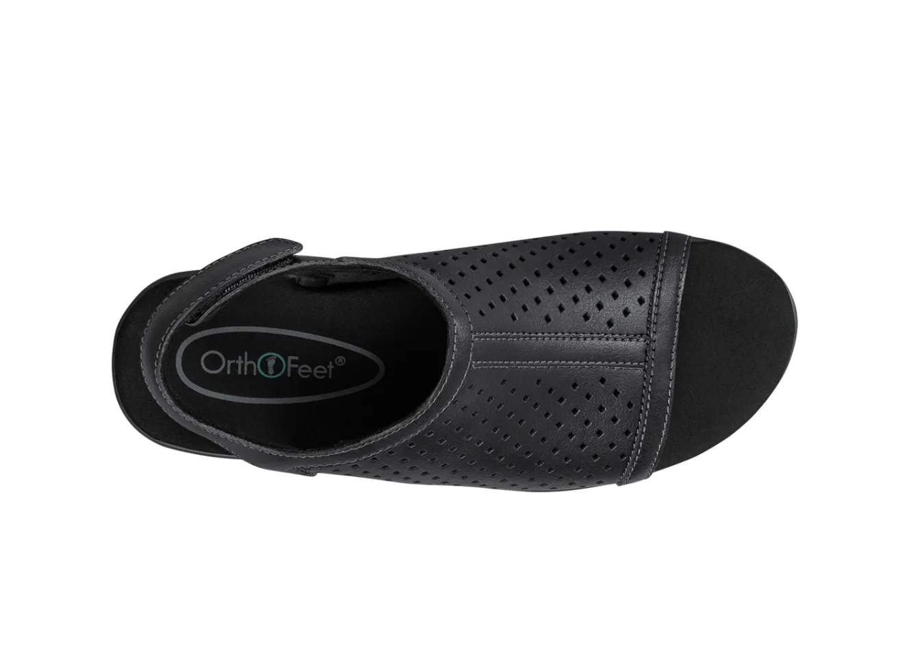 OrthoFeet Sandals|Dress Shoes<Hazel - Black