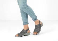 OrthoFeet Sandals|Casual Shoes<Hazel - Gray