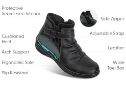 OrthoFeet Boots<Heidi - Black