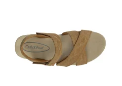 OrthoFeet Sandals|Dress Shoes<Holly - Camel