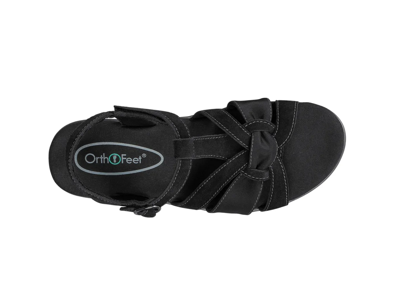 OrthoFeet Sandals|Casual Shoes<Hope - Black