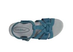 OrthoFeet Sandals|Casual Shoes<Hope - Blue