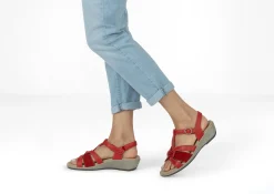 OrthoFeet Sandals|Casual Shoes<Hope - Red