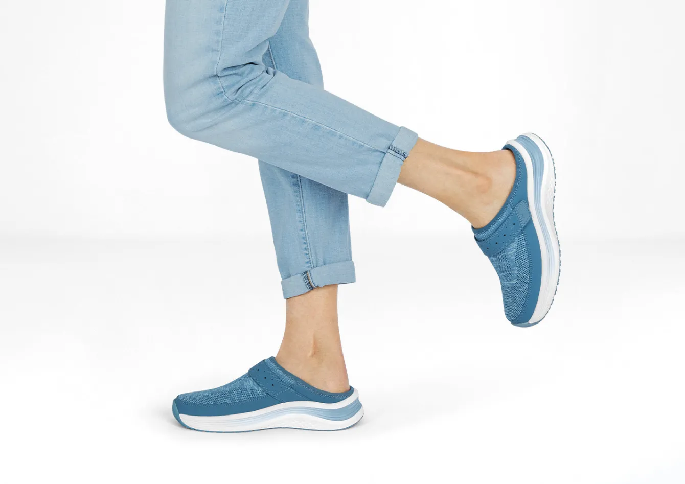 OrthoFeet Sneakers|Casual Shoes<Iris - Blue