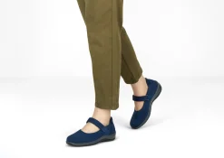 OrthoFeet Casual Shoes|Mary Janes<Jessa - Navy