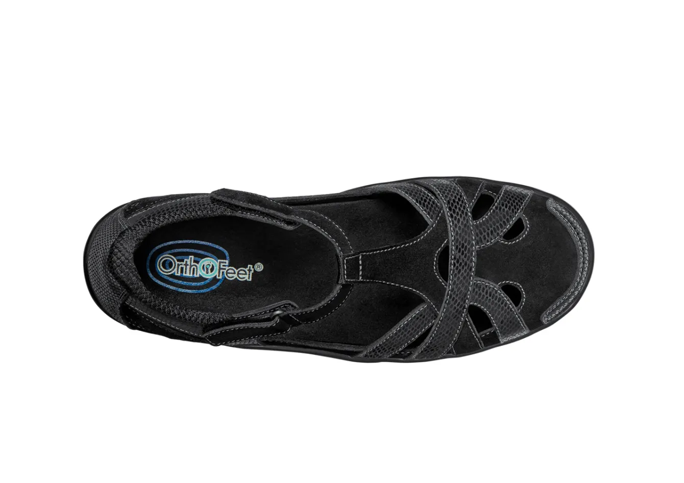 OrthoFeet Casual Shoes|Mary Janes<Juno - Black