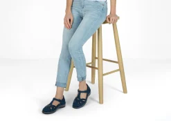 OrthoFeet Casual Shoes|Mary Janes<Juno - Navy