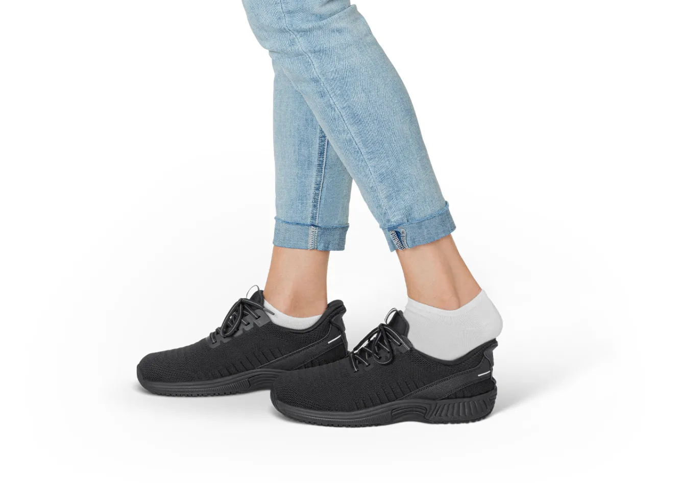 OrthoFeet Sneakers|Hands-Free Shoes<Kita Hands-Free - Black/Black