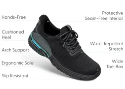 OrthoFeet Sneakers|Hands-Free Shoes<Kita Hands-Free - Black/Black
