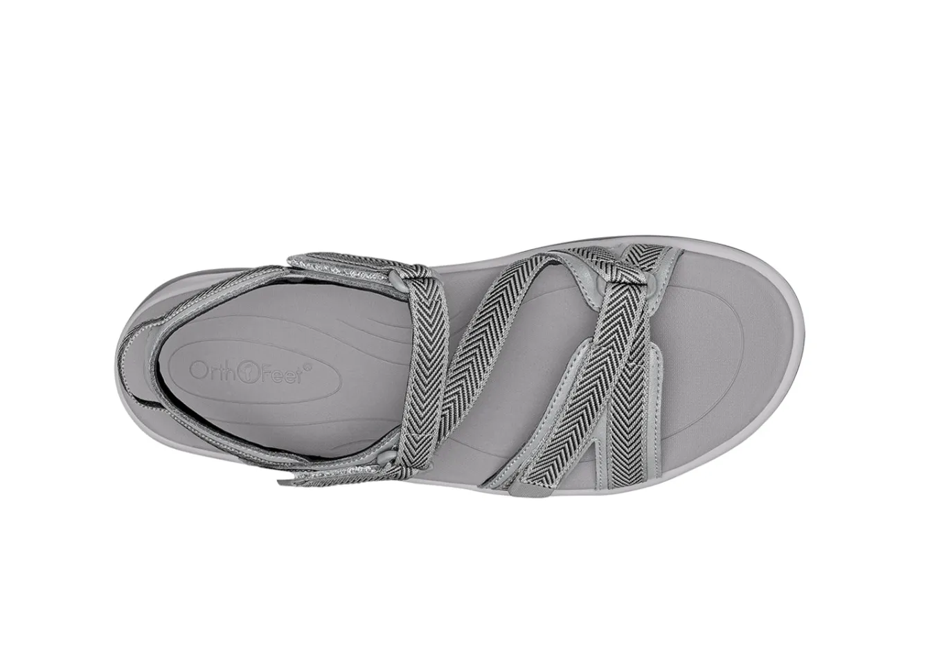 OrthoFeet Sandals<Lake - Gray