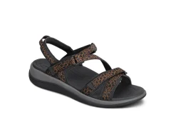OrthoFeet Sandals<Lake - Leopard