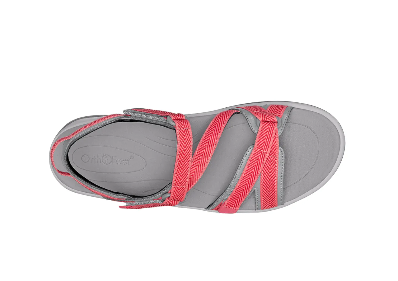 OrthoFeet Sandals<Lake - Red