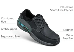 OrthoFeet Casual Shoes<Leo - Black