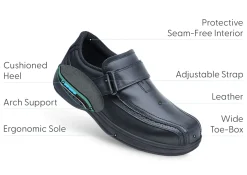 OrthoFeet Casual Shoes|Dress Shoes<Lincoln Center - Black