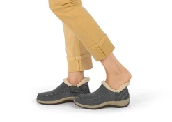 OrthoFeet Slippers|Casual Shoes<Lorin Hands-Free - Gray