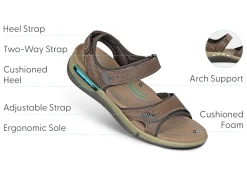 OrthoFeet Sandals<Malibu - Brown